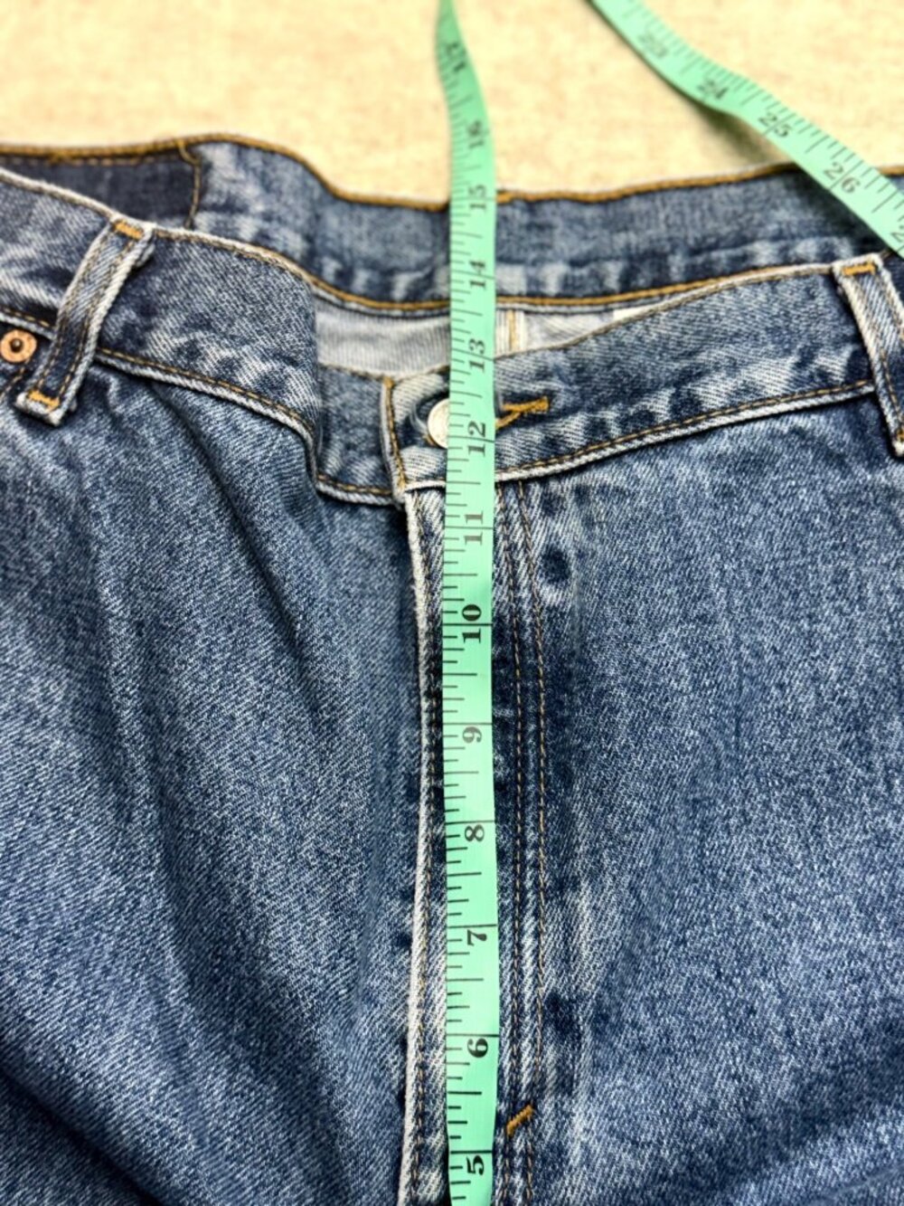 Vintage 90's Levi's 550 Relaxed Fit Tapered Leg Women's Denim Jeans Size 18 - Picture 9 of 10